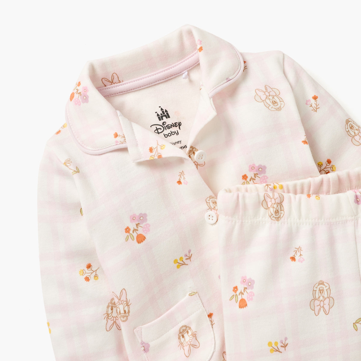 Disney Minnie Mouse and Daisy Duck Print Shirt and Pyjama Set