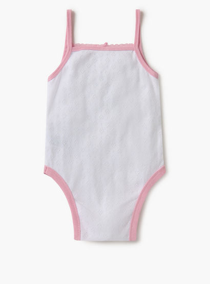 Juniors Strappy Textured Bodysuit with Bow Detail-baby-girls-clothing-bodysuits-image-3