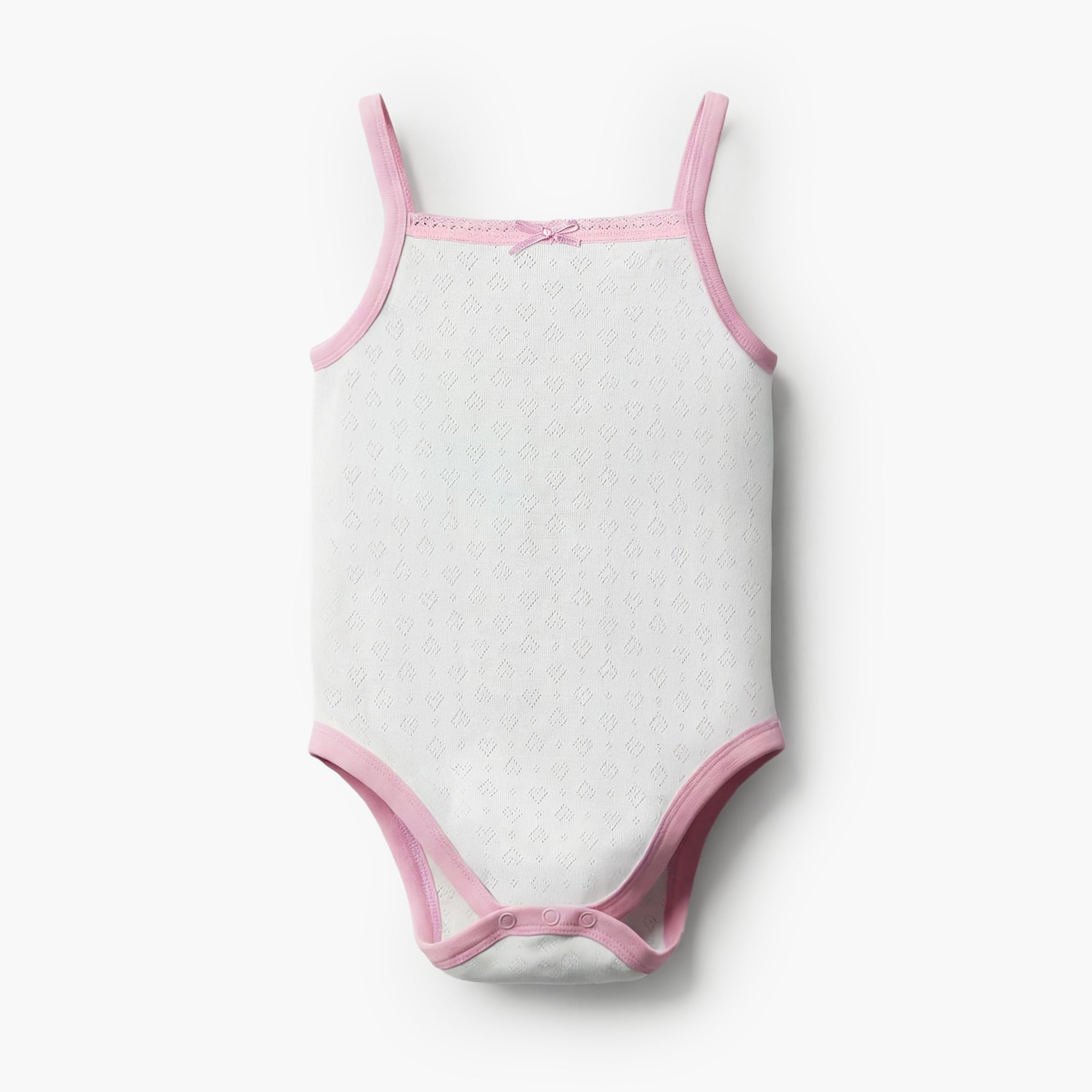 Juniors Square Neck Sleeveless Bodysuit with Snap Button Closure