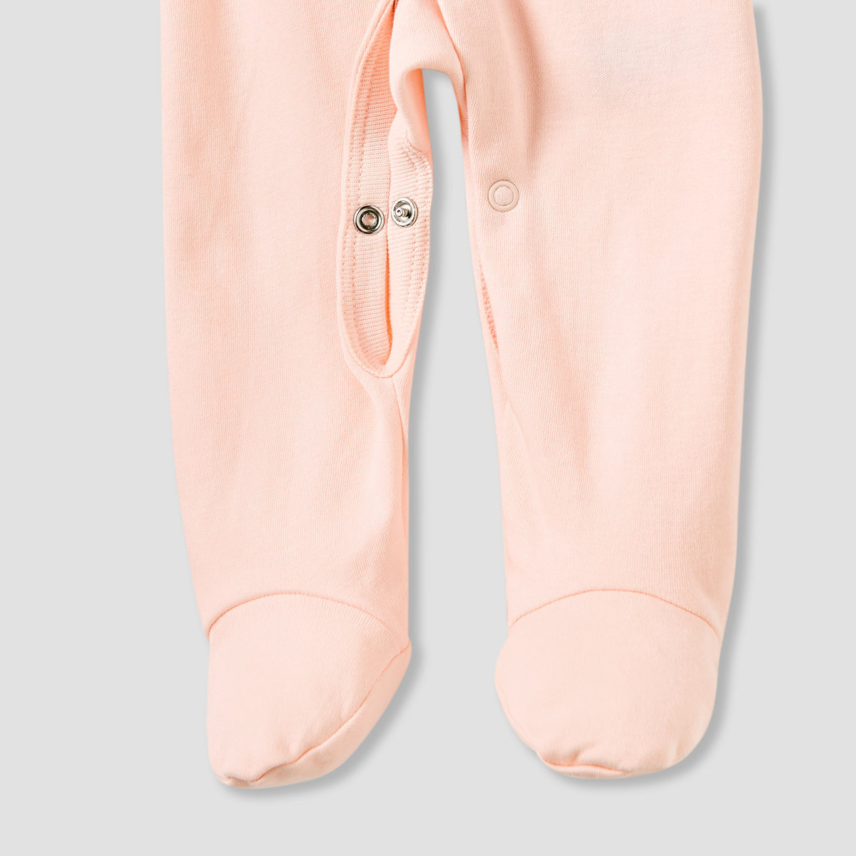 Juniors Crew Neck Sleepsuit with Floral Print - Cotton - Long Sleeves - Set of 3