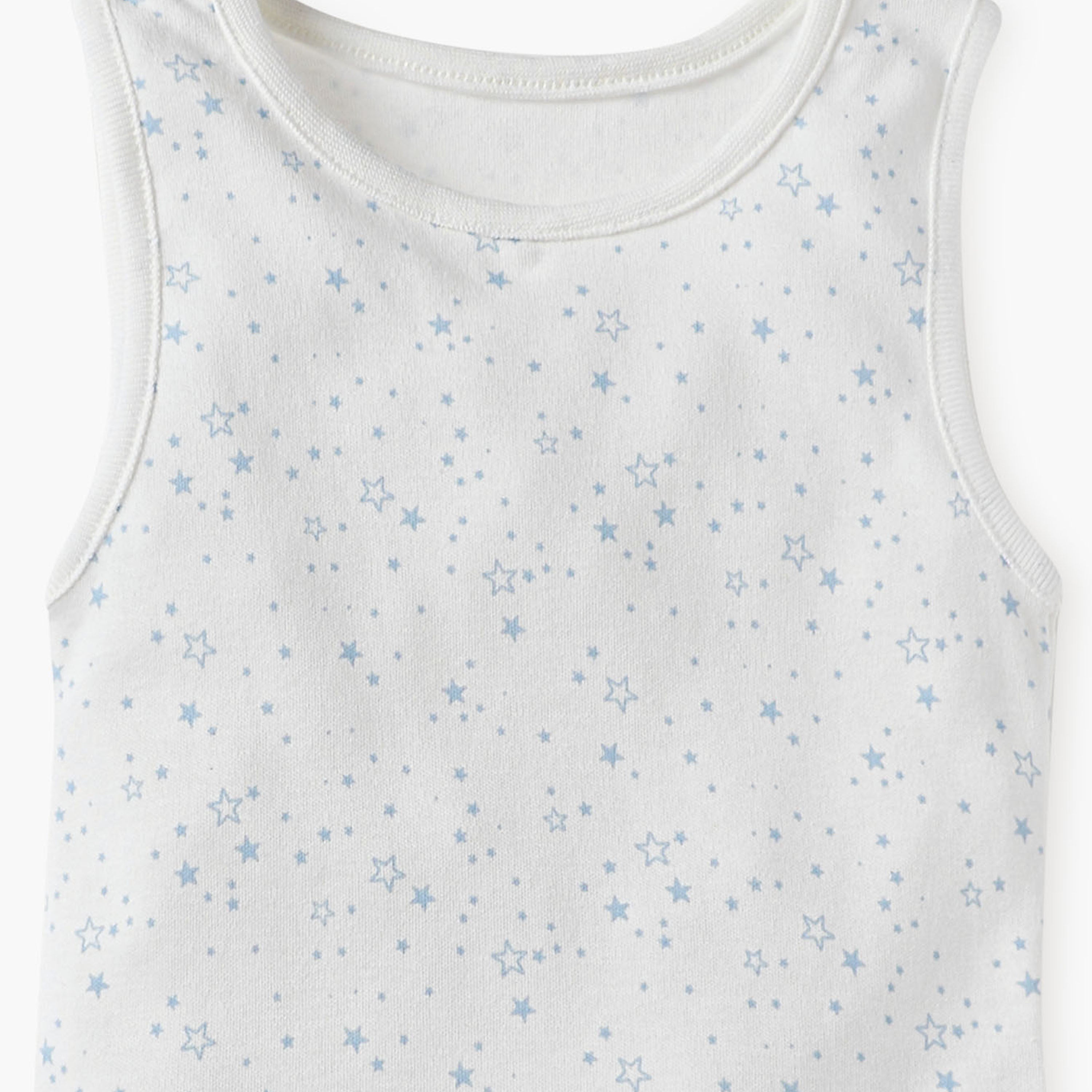 Juniors Printed Sleeveless Bodysuit - Set of 5