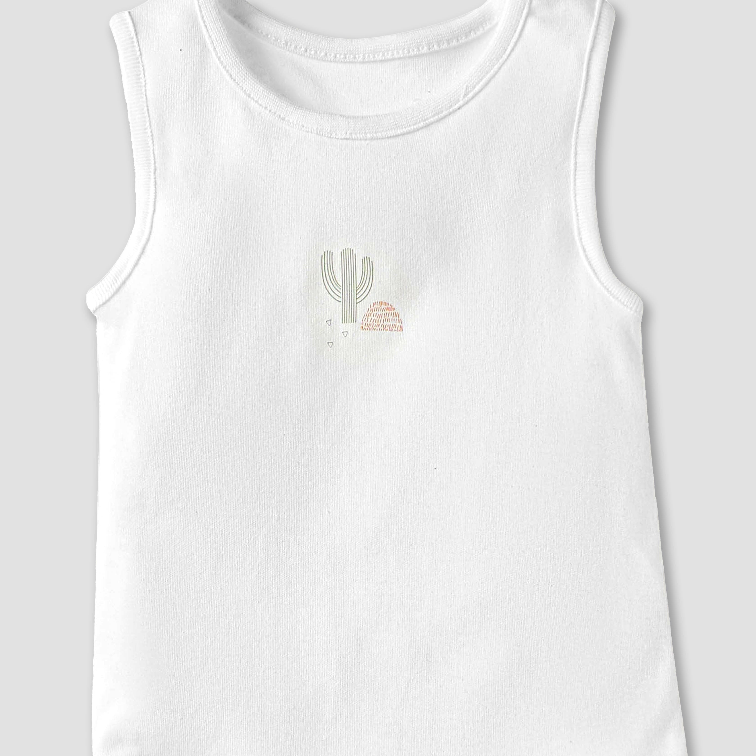 Juniors Printed Sleeveless Bodysuit with - Set of 5