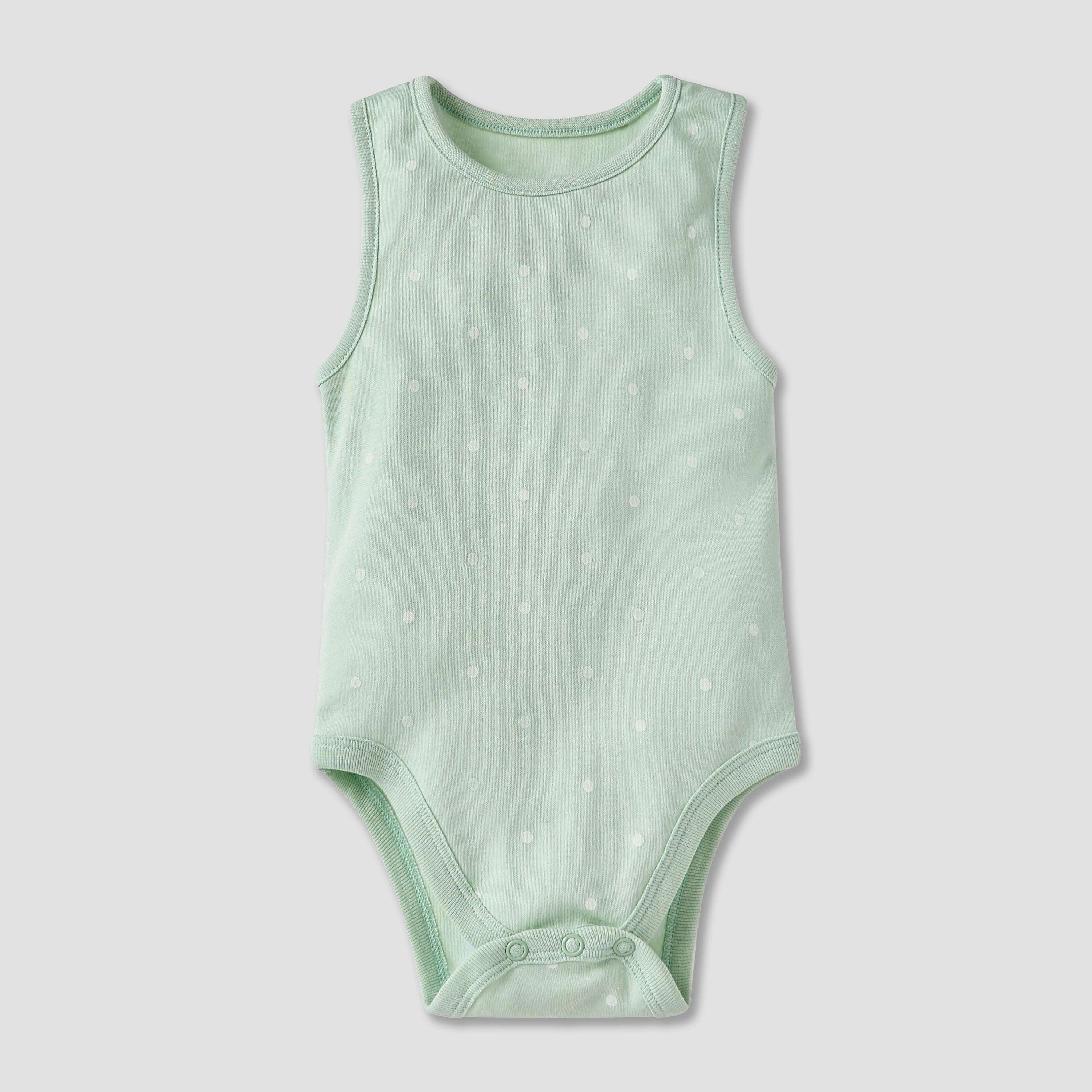 Juniors Printed Sleeveless Bodysuit with - Set of 5