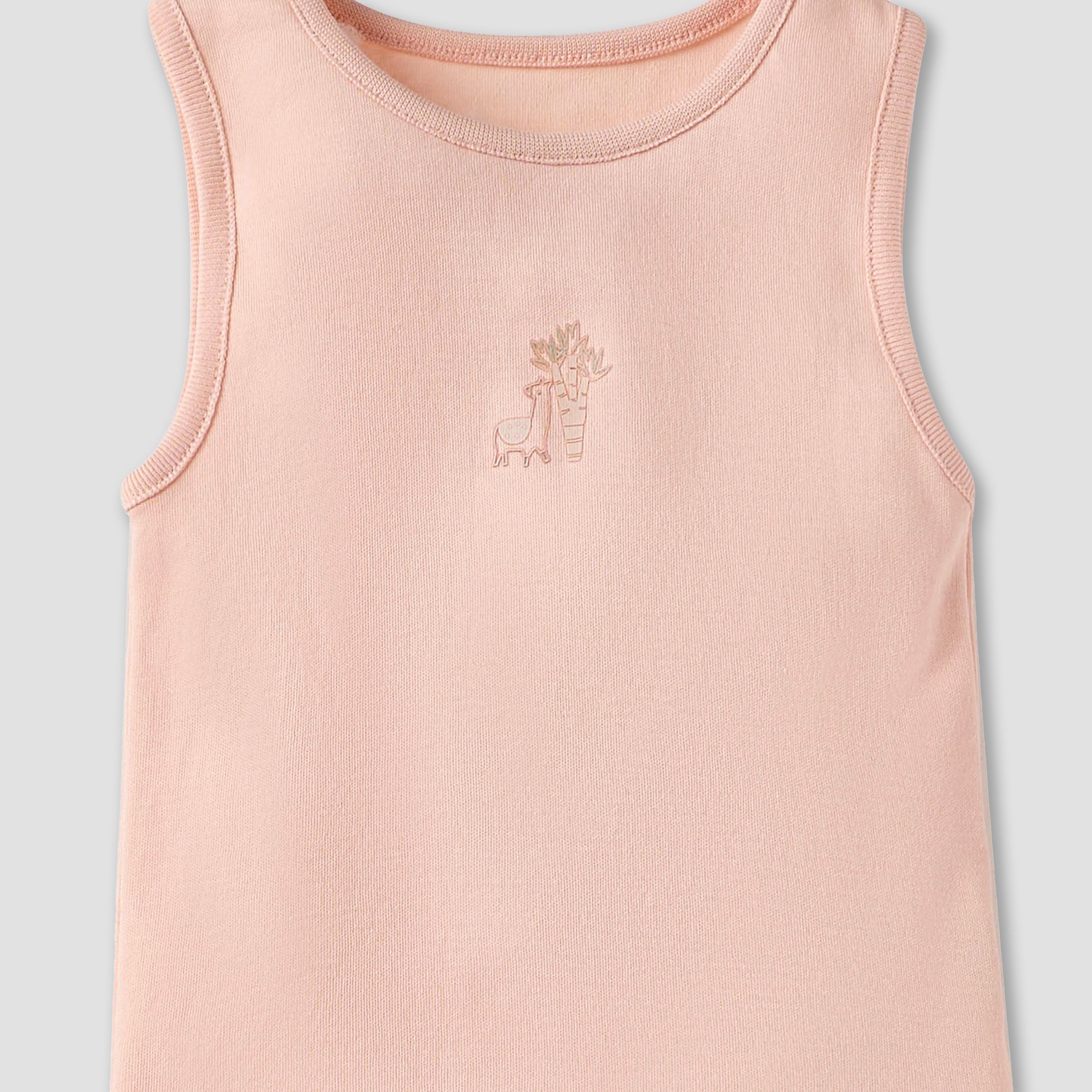 Juniors Printed Sleeveless Bodysuit with - Set of 5