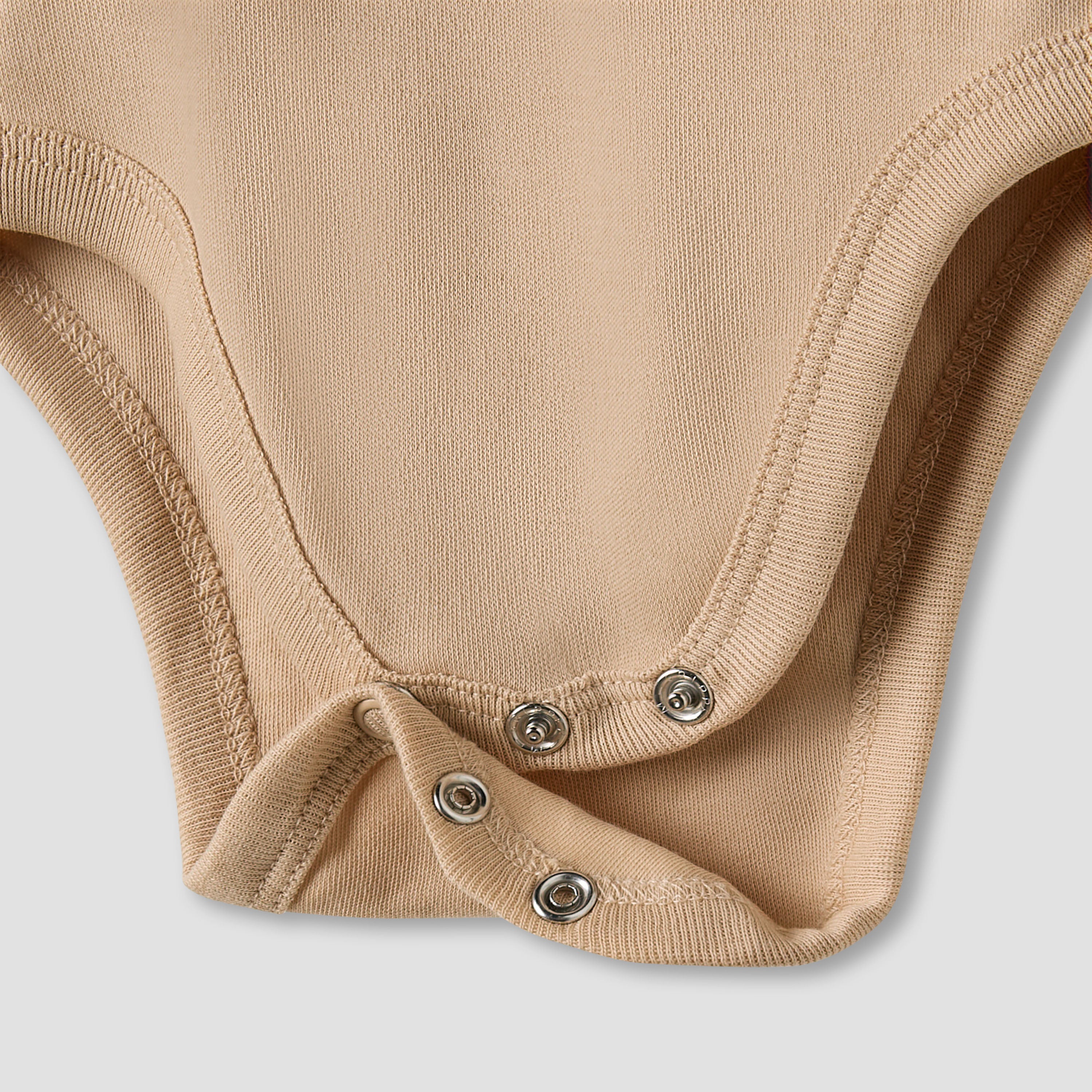 Juniors Round Neck Bodysuit with Snap Button Closure - Cotton - Sleeveless - Set of 7