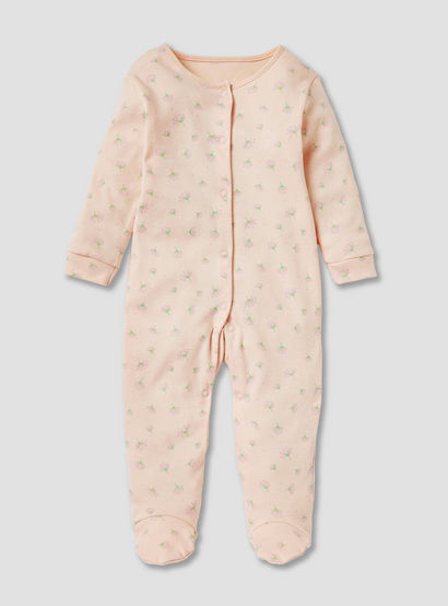 Juniors Assorted Closed Feet Sleepsuit - Set of 3-baby-girls-clothing-nightwear-sleepsuits-image-2