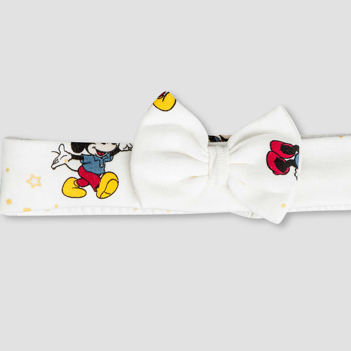 Disney Round Neck Short Sleeve Dress with Hairband