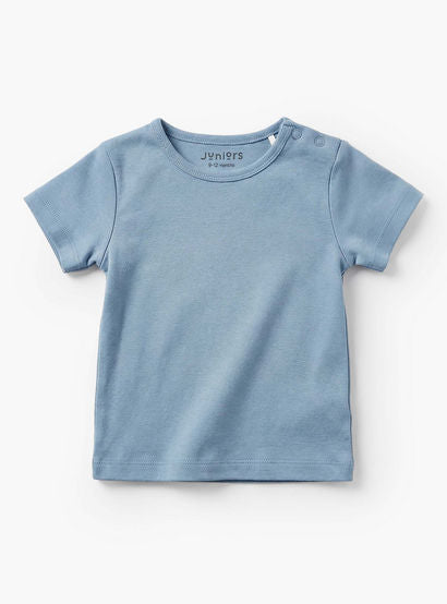 Juniors Crew Neck Short Sleeves T-shirt and Dungaree Set with Safari Print-baby-boys-clothing-setsandcoords-image-4