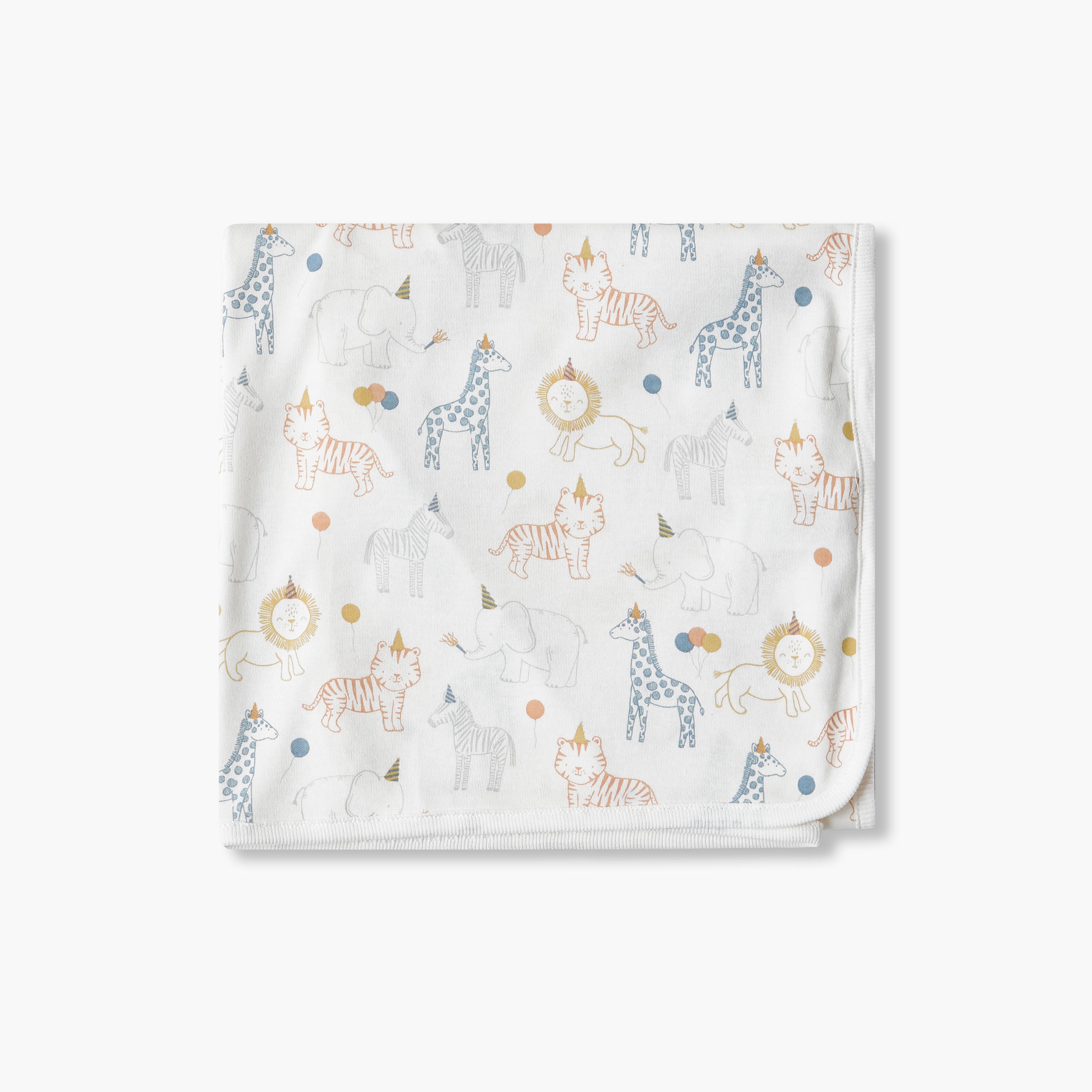 Juniors Receiving Blanket with Safari Print
