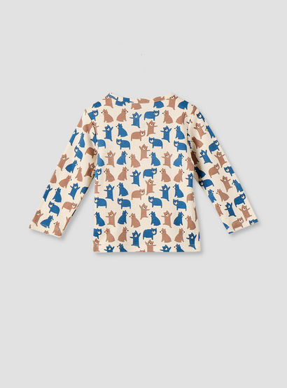 Juniors Cotton Crew Neck Long Sleeves Pyjama Set with Bear Print-baby-boys-clothing-nightwear-pyjamasets-image-3