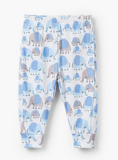 Juniors Cotton Crew Neck Long Sleeves Pyjama Set with Elephant Print-baby-boys-clothing-nightwear-pyjamasets-image-4