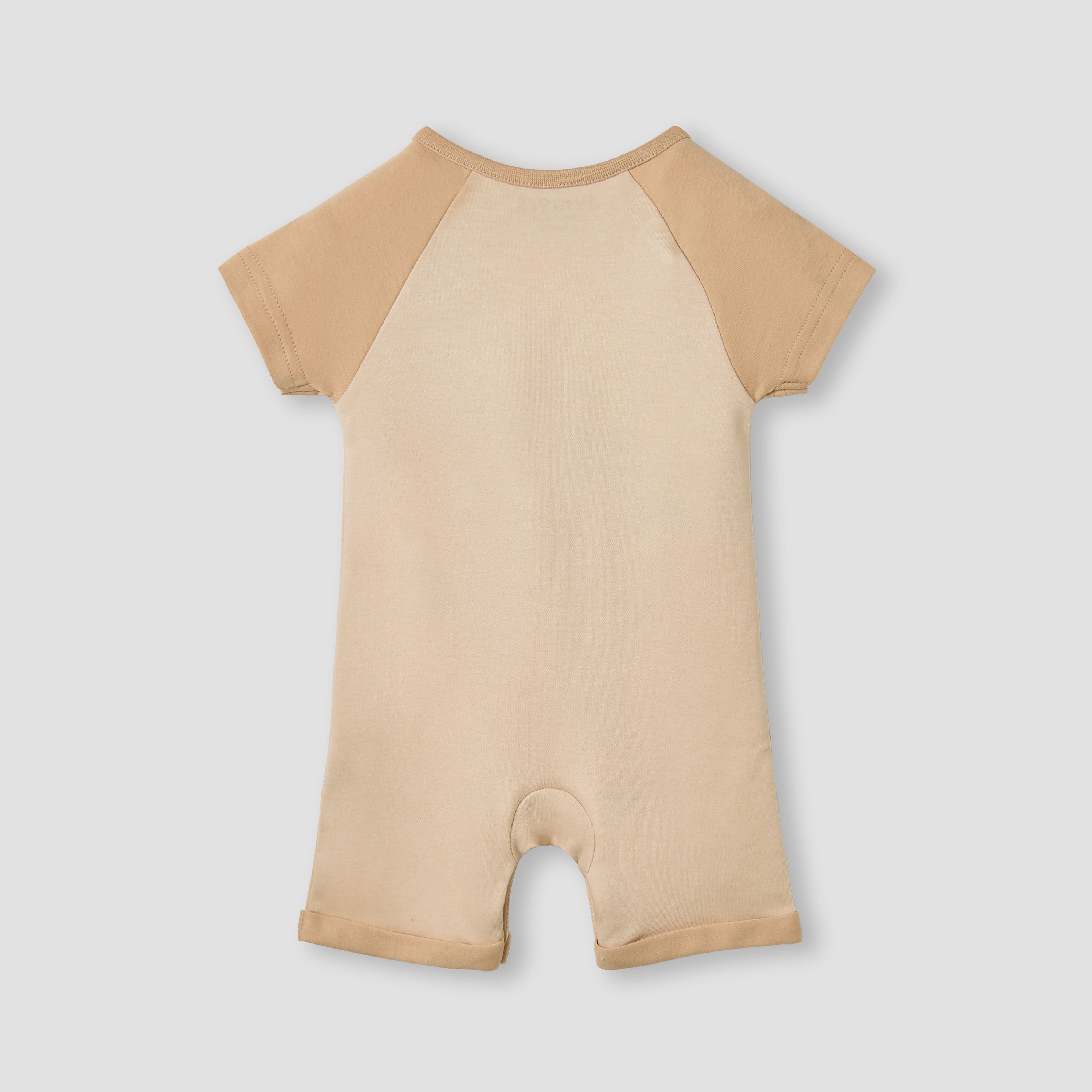 Juniors Animal Applique Romper with Raglan Sleeves