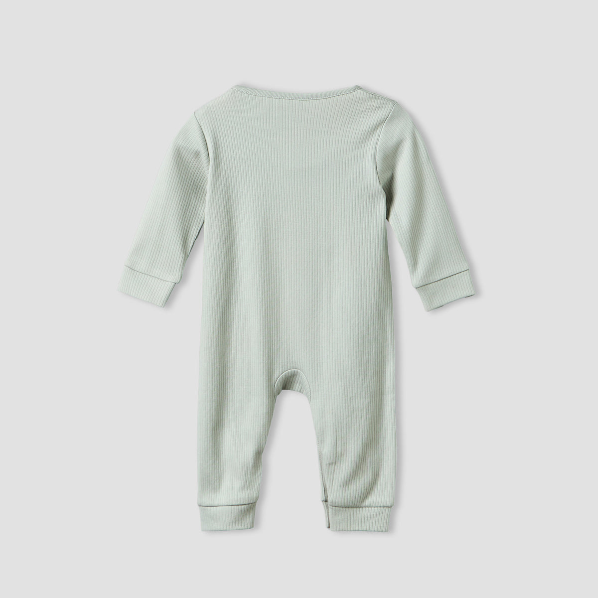 Juniors Cotton Round Neck Long Sleeves Sleepsuit with Avocado Applique