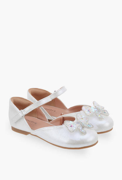 Juniors Girls Butterfly Embellished Mary Jane Shoes-undefined-image-1