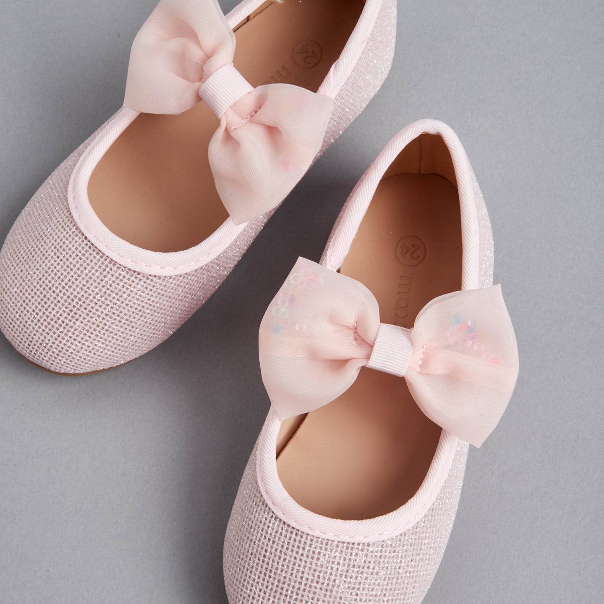 Bow Detail Ballerina Shoes