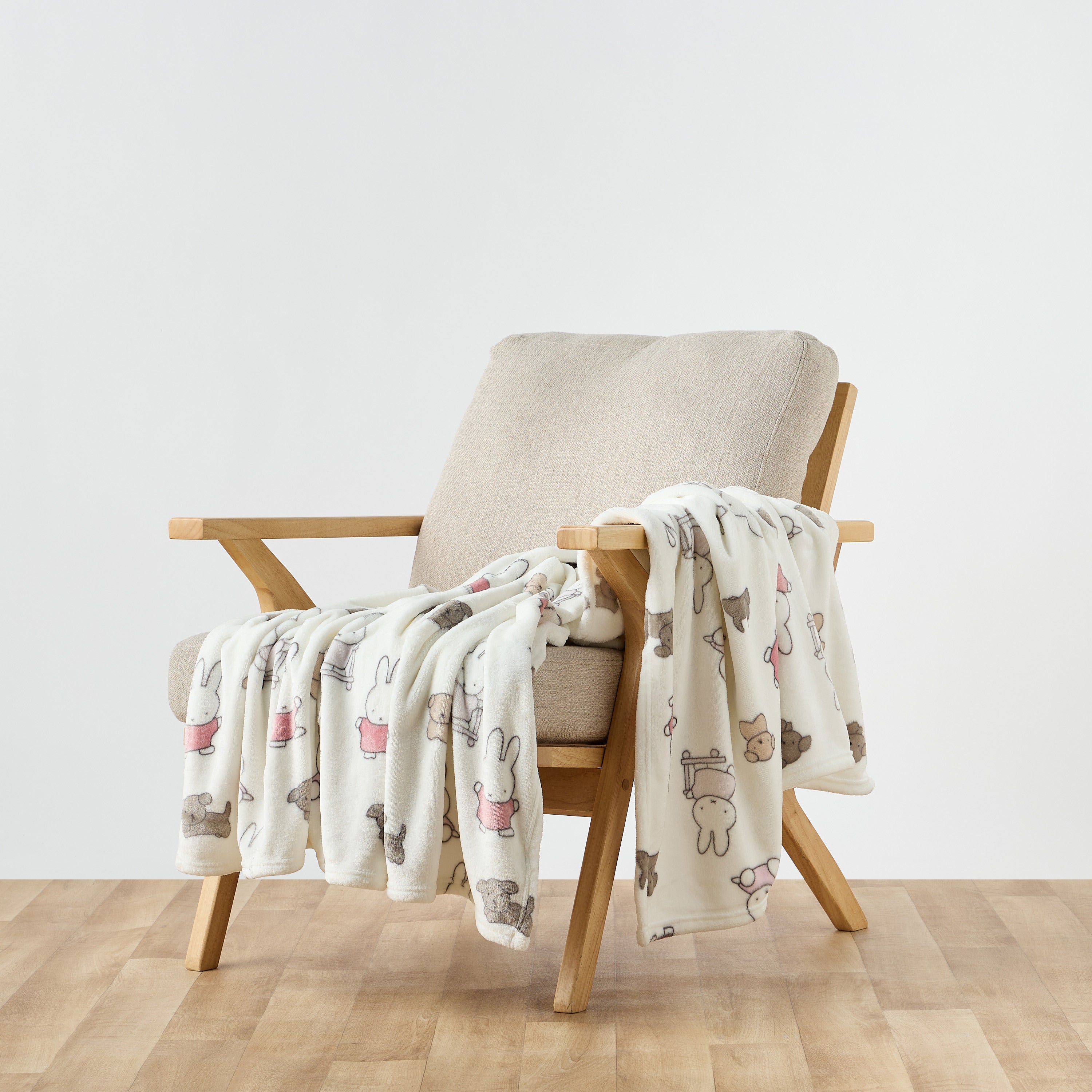 Miffy Raschel Blanket with Print, 150x200 cm