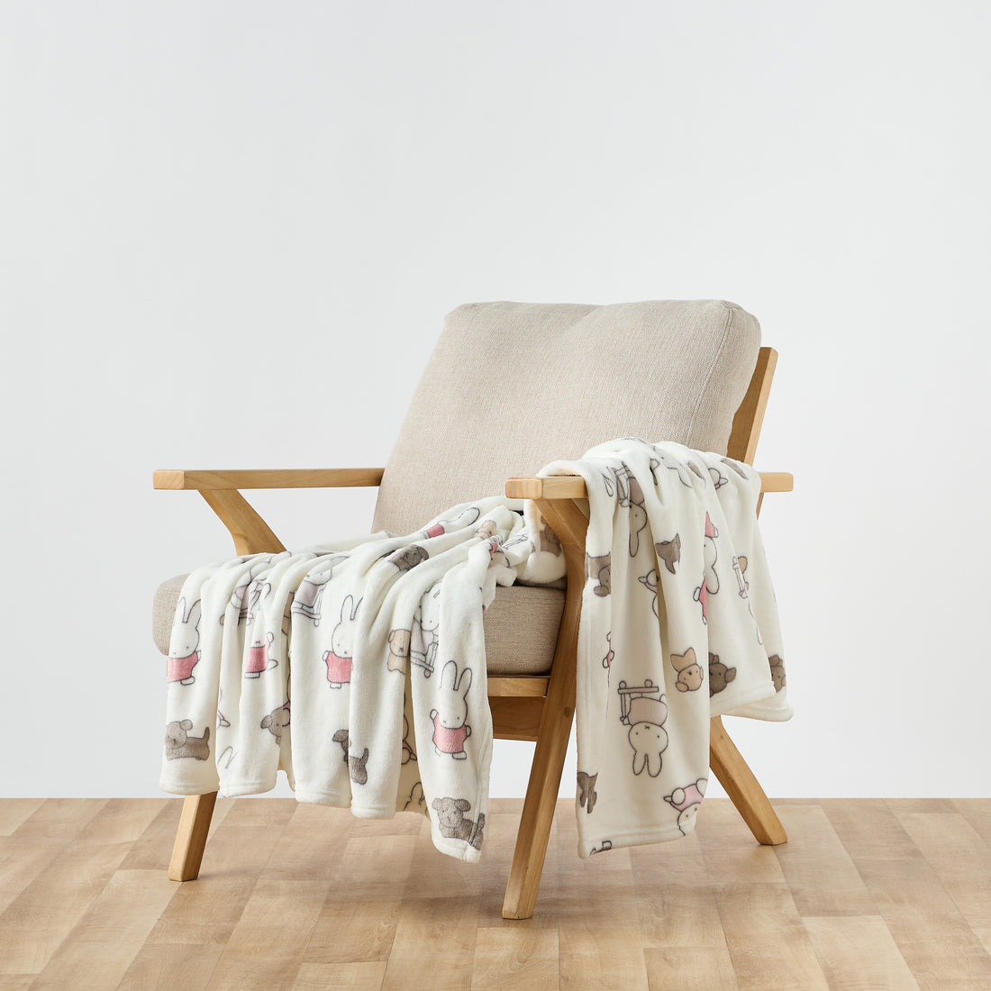 Miffy Raschel Blanket with Print, 150x200 cm