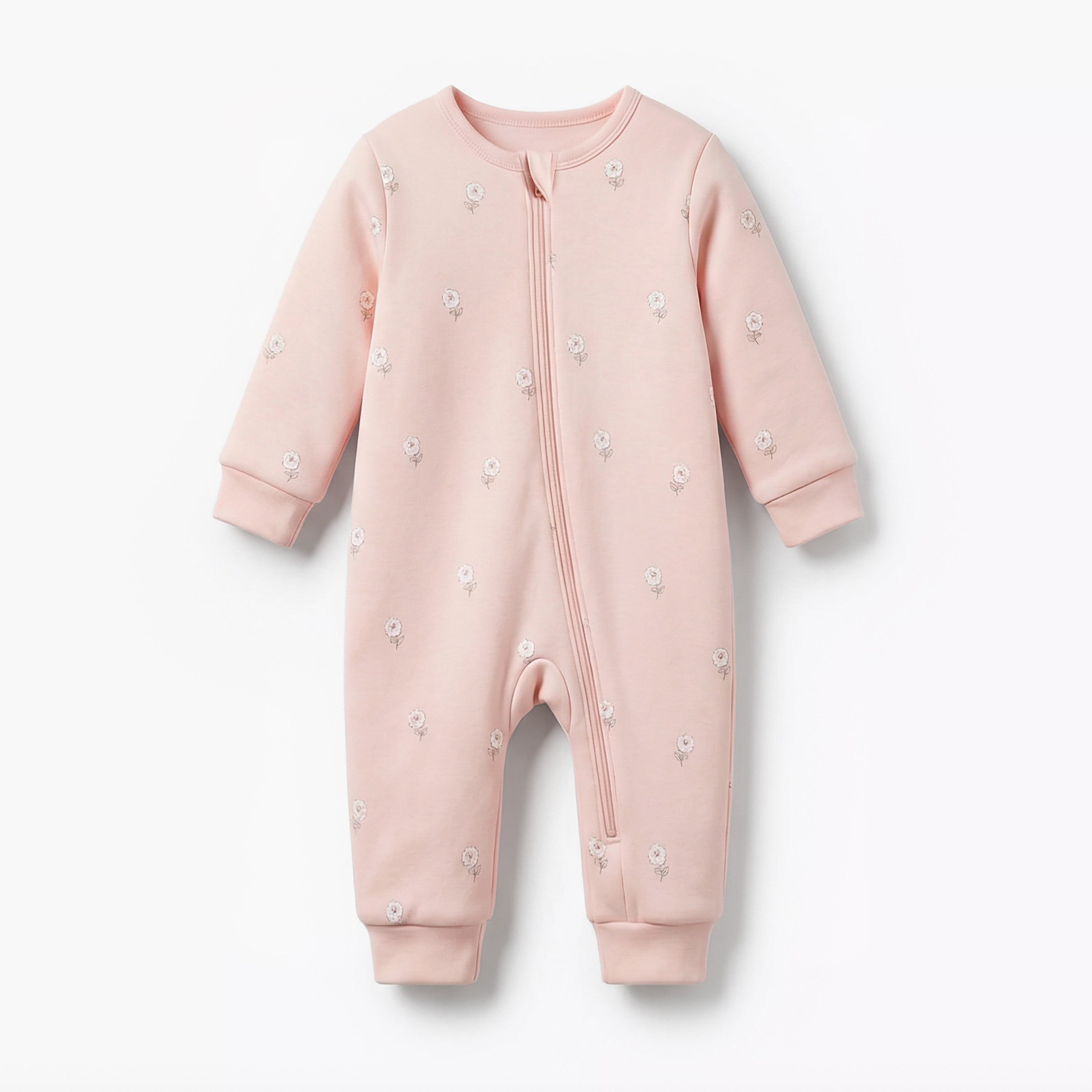 Pack of 3 Juniors Cotton Round Neck Long Sleeves Sleepsuit with Print