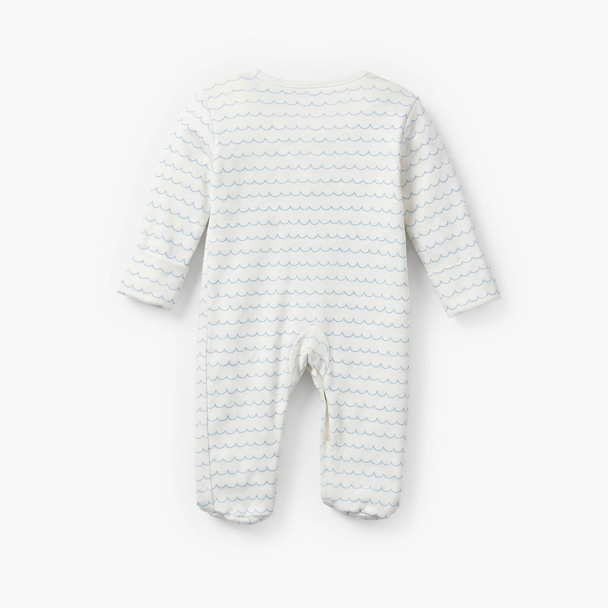 Pack of 3 Juniors Cotton Crew Neck Long Sleeves Sleepsuit with Nautical Print