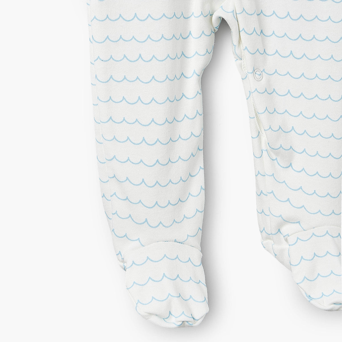 Pack of 3 Juniors Cotton Crew Neck Long Sleeves Sleepsuit with Nautical Print