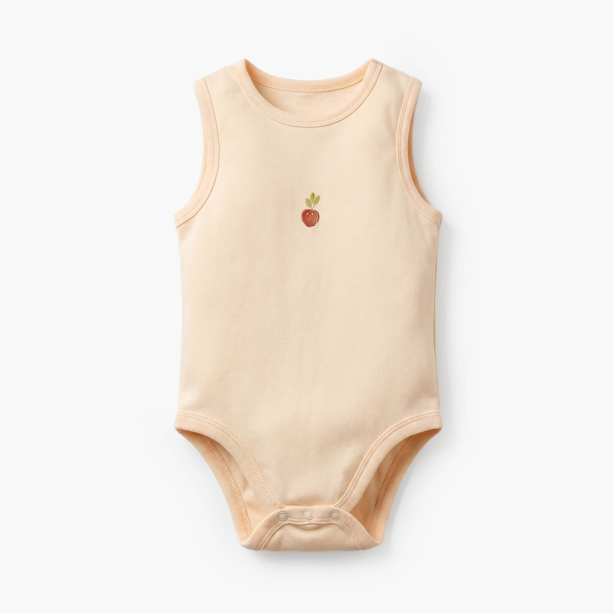 Pack of 5 Juniors Cotton Round Neck Sleeveless Bodysuit with Print