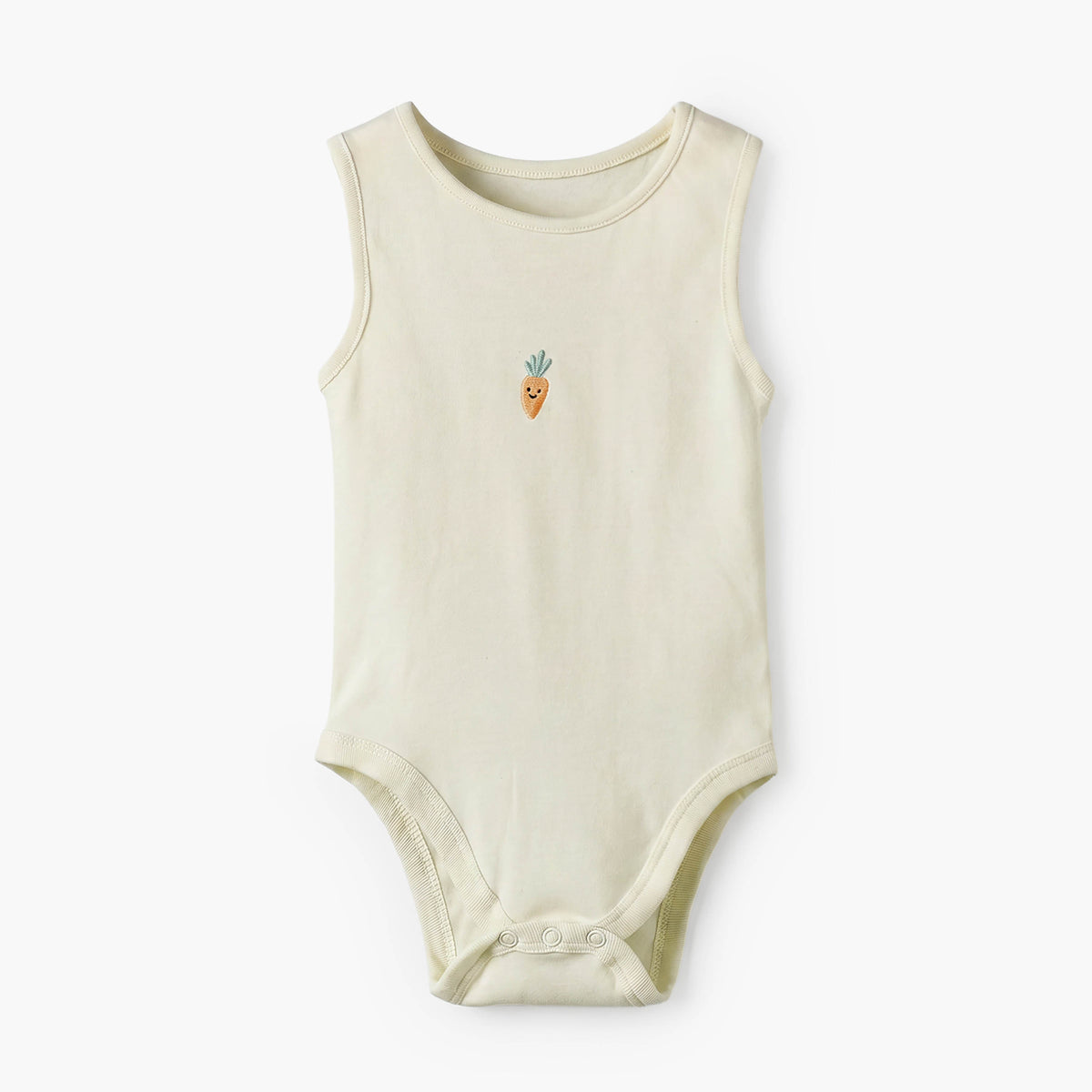Pack of 5 Juniors Cotton Round Neck Sleeveless Bodysuit with Print
