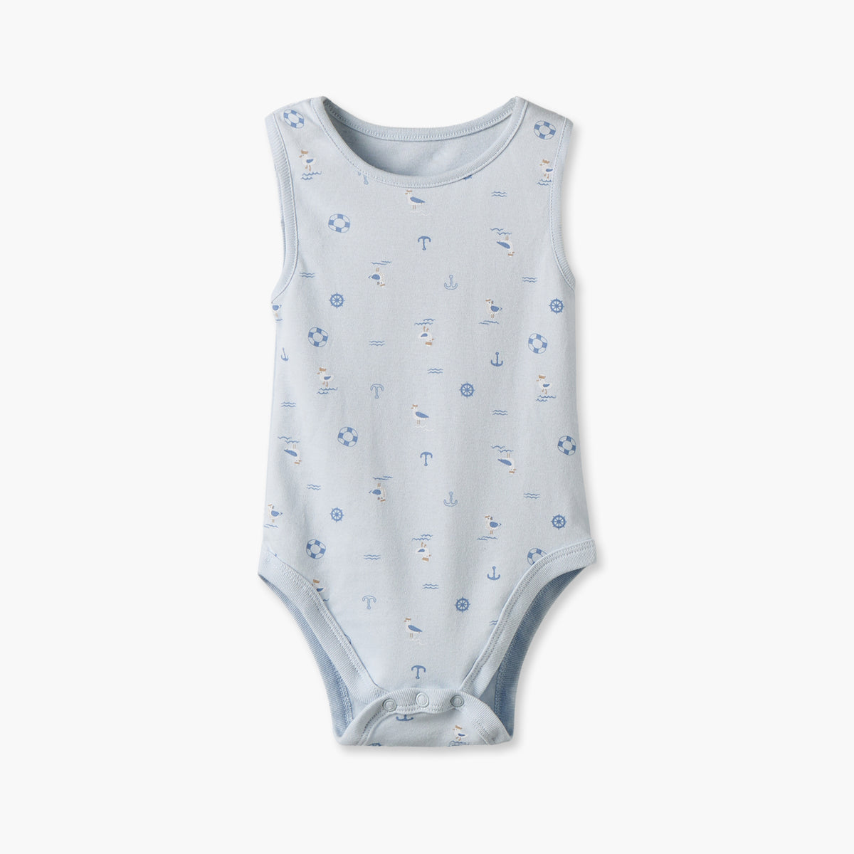 Pack of 5 Juniors Crew Neck Sleeveless Bodysuit with Assorted Print