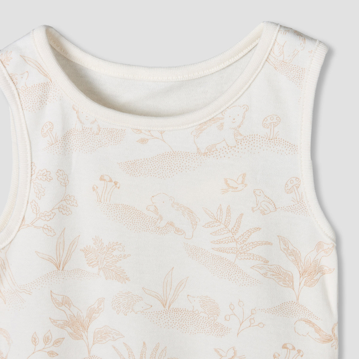 Pack of 5 Juniors Crew Neck Sleeveless Bodysuit with Assorted Print