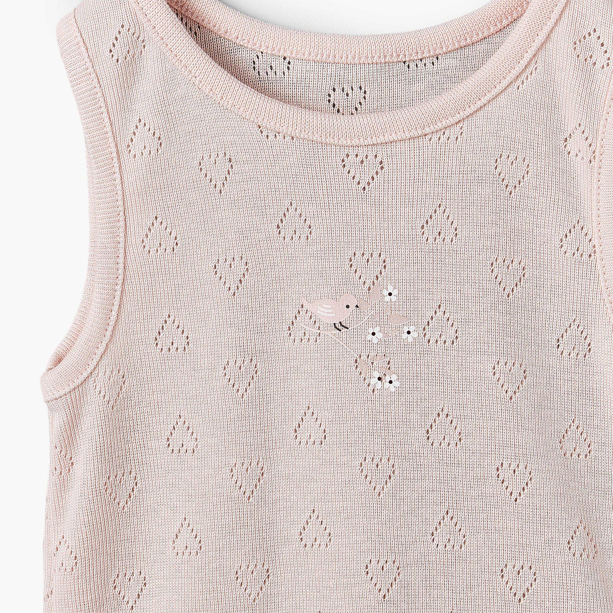 Pack of 7 Juniors Cotton Crew Neck Sleeveless Bodysuit with Assorted Design