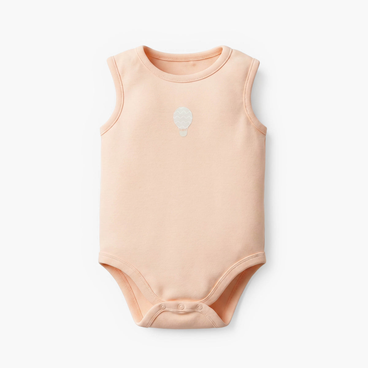 Pack of 7 Juniors Crew Neck Sleeveless Bodysuit with Hot Air Balloon Print
