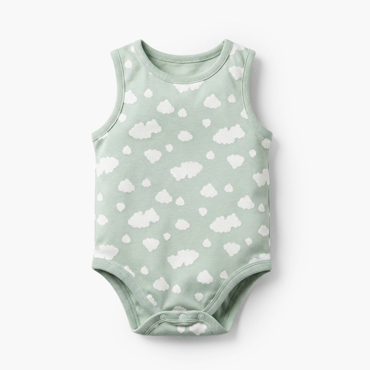 Pack of 7 Juniors Crew Neck Sleeveless Bodysuit with Hot Air Balloon Print