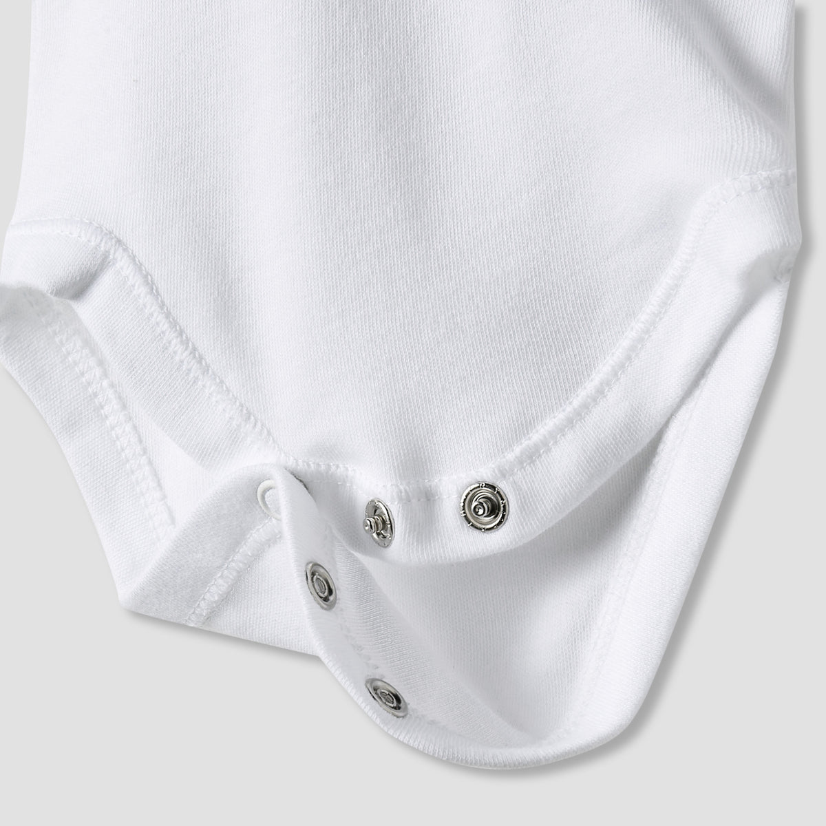 Juniors Plain Bodysuit with Round Neck and Long Sleeves - Set of 3