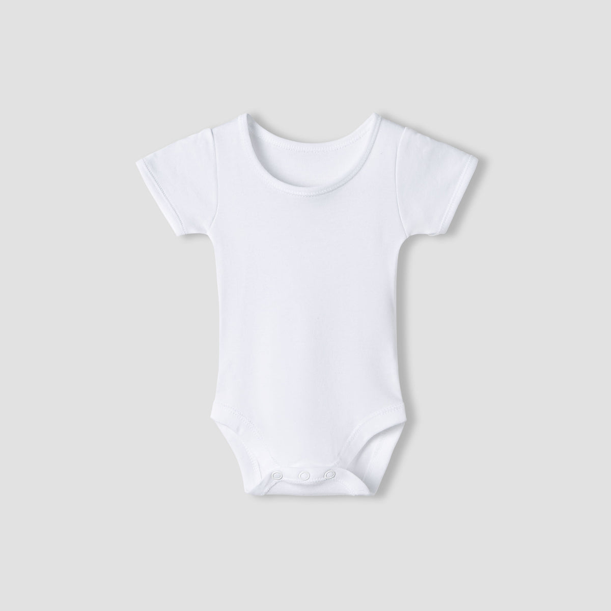 Juniors Short Sleeves Bodysuit with Snap Button Closure - Set of 3