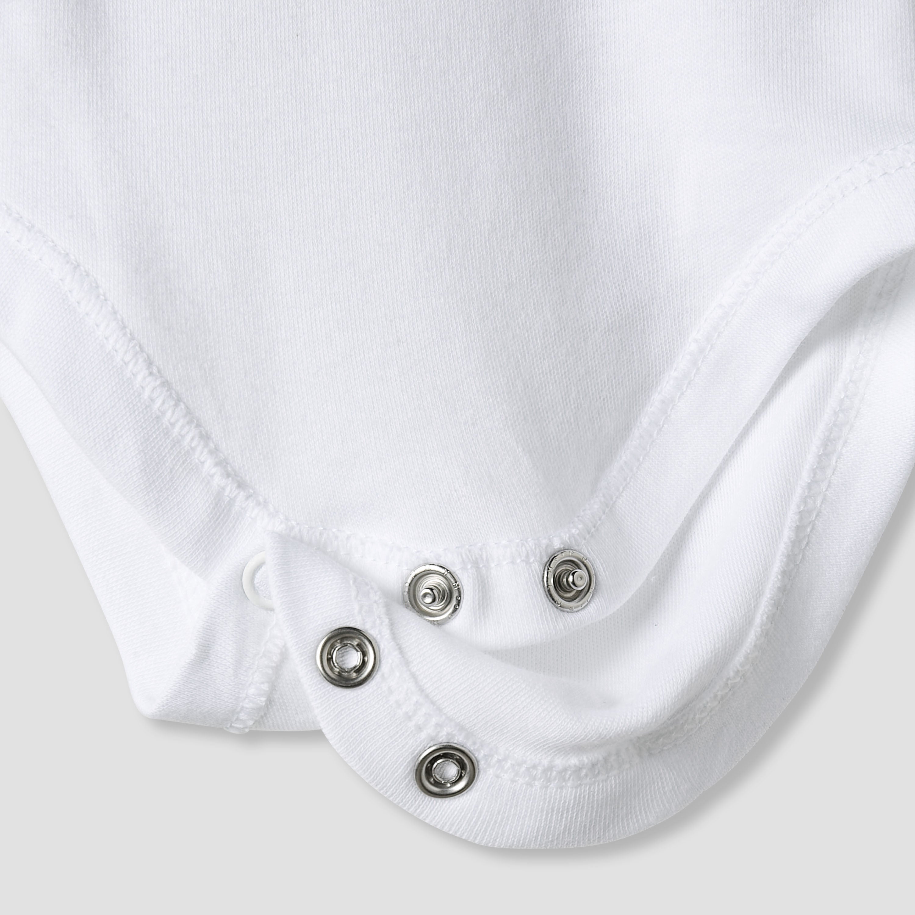 Juniors Short Sleeves Bodysuit with Snap Button Closure - Set of 3