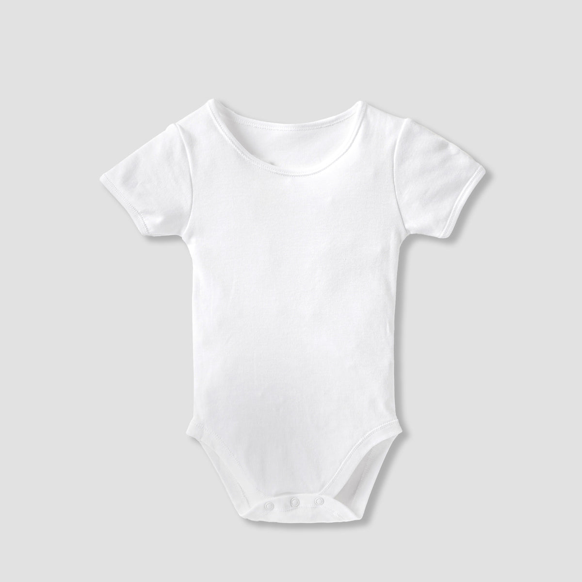 Juniors Short Sleeves Bodysuit with Snap Button Closure - Set of 3