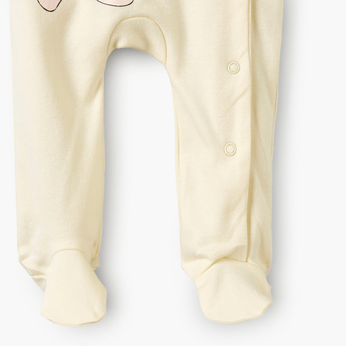 Disney Cotton Crew Neck Long Sleeves Sleepsuit with Minnie Mouse Print