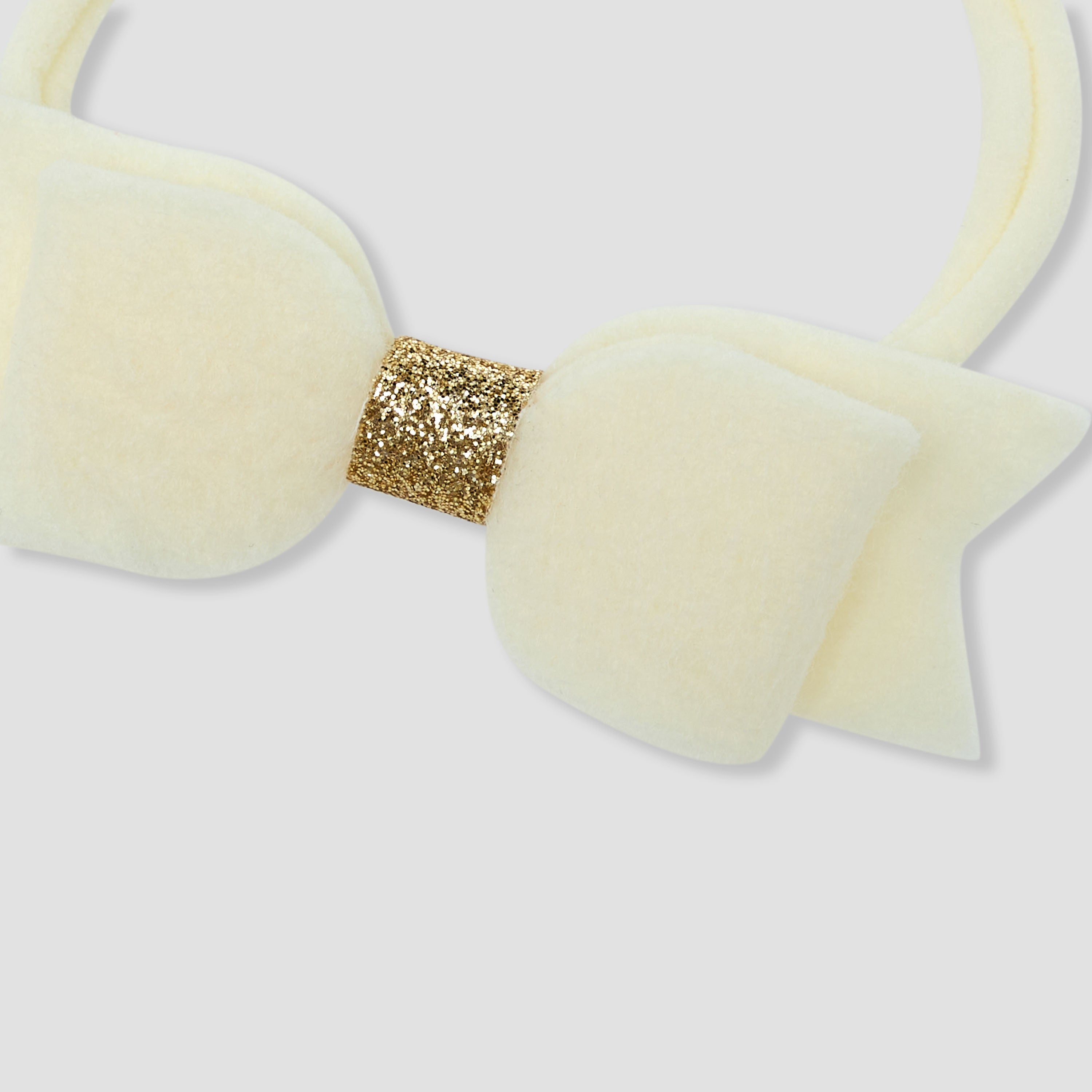 Giggles Girls Booties with Headband – Cotton – Set of 2