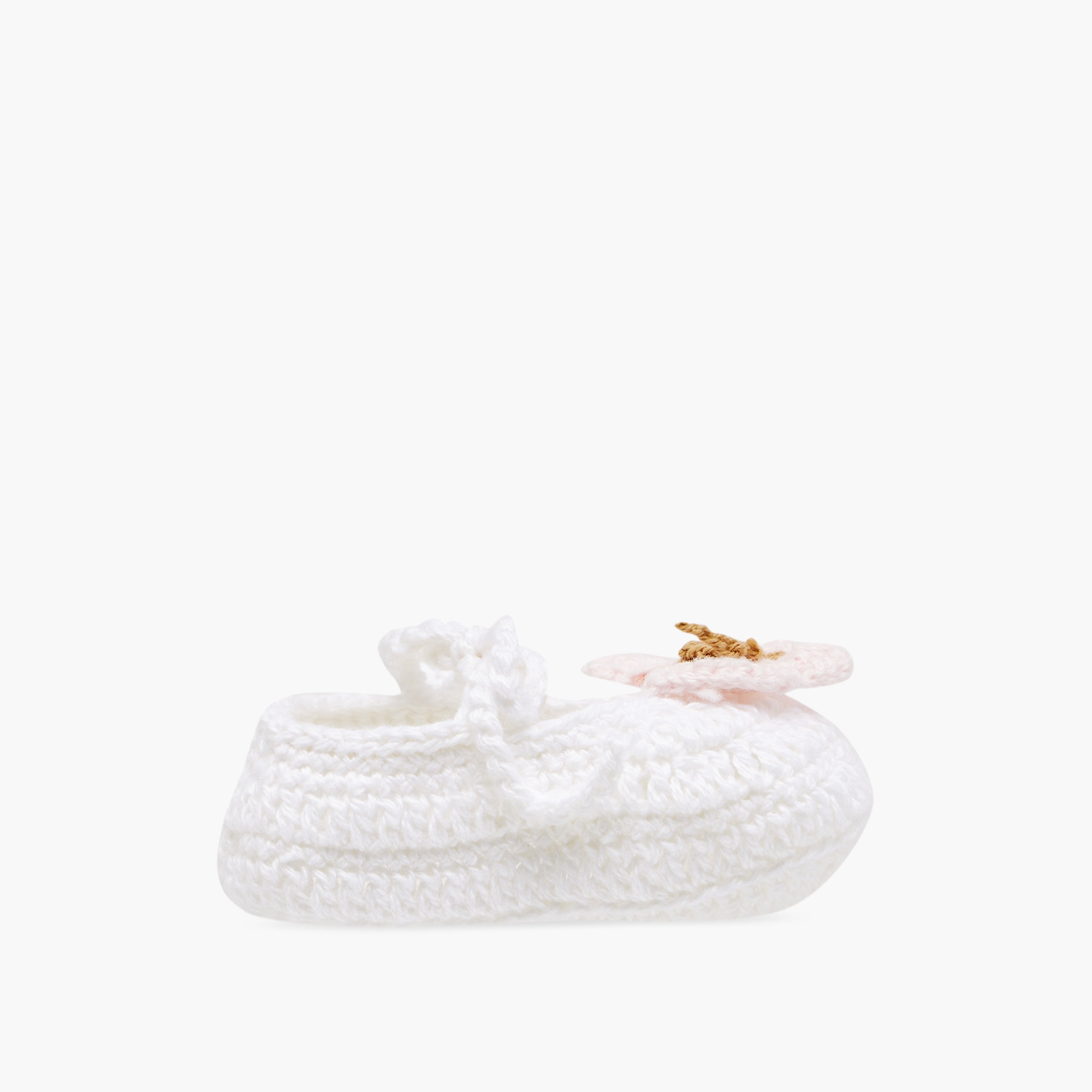 Giggles Textured Booties and Headband Set