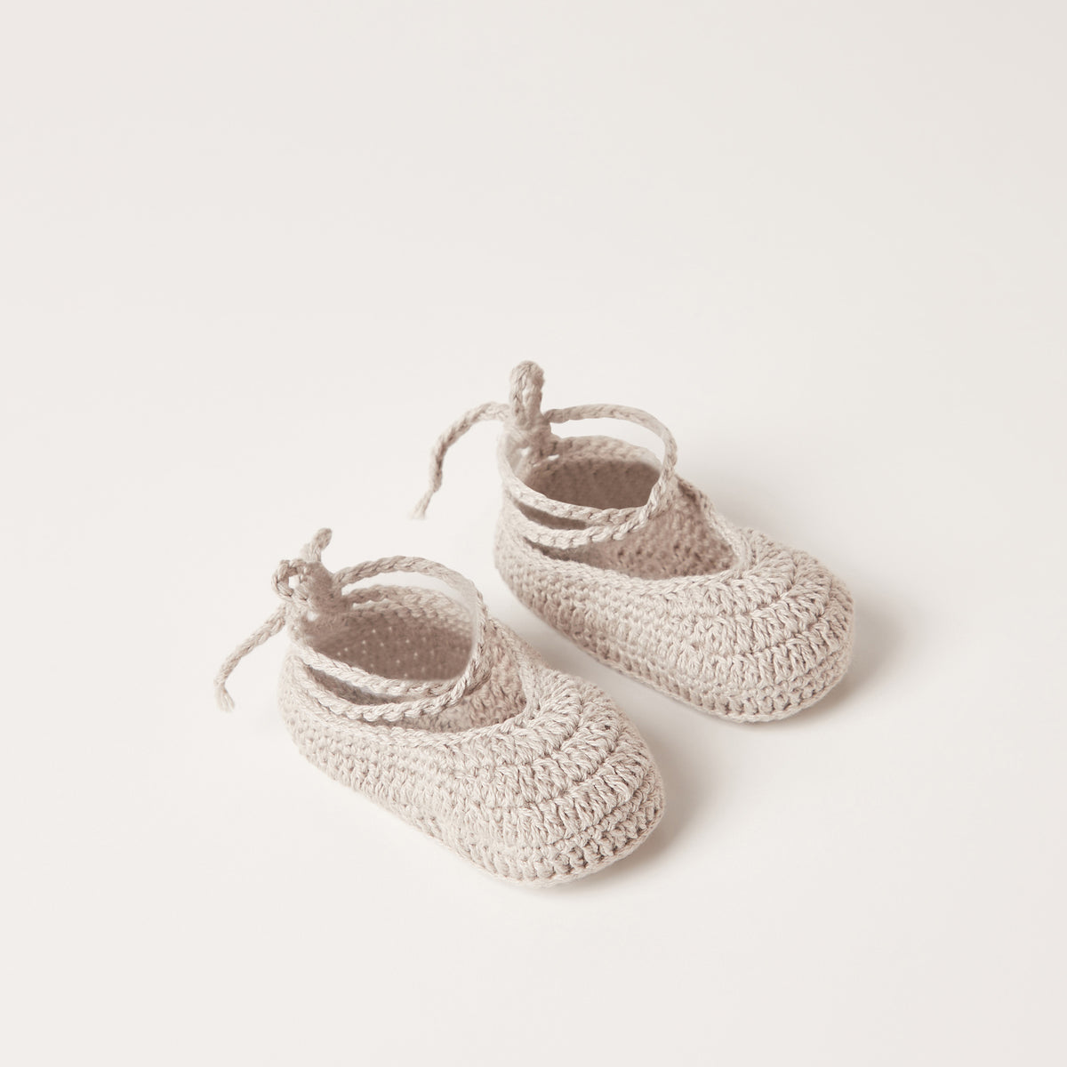 Giggles Textured Booties with Tie-Ups