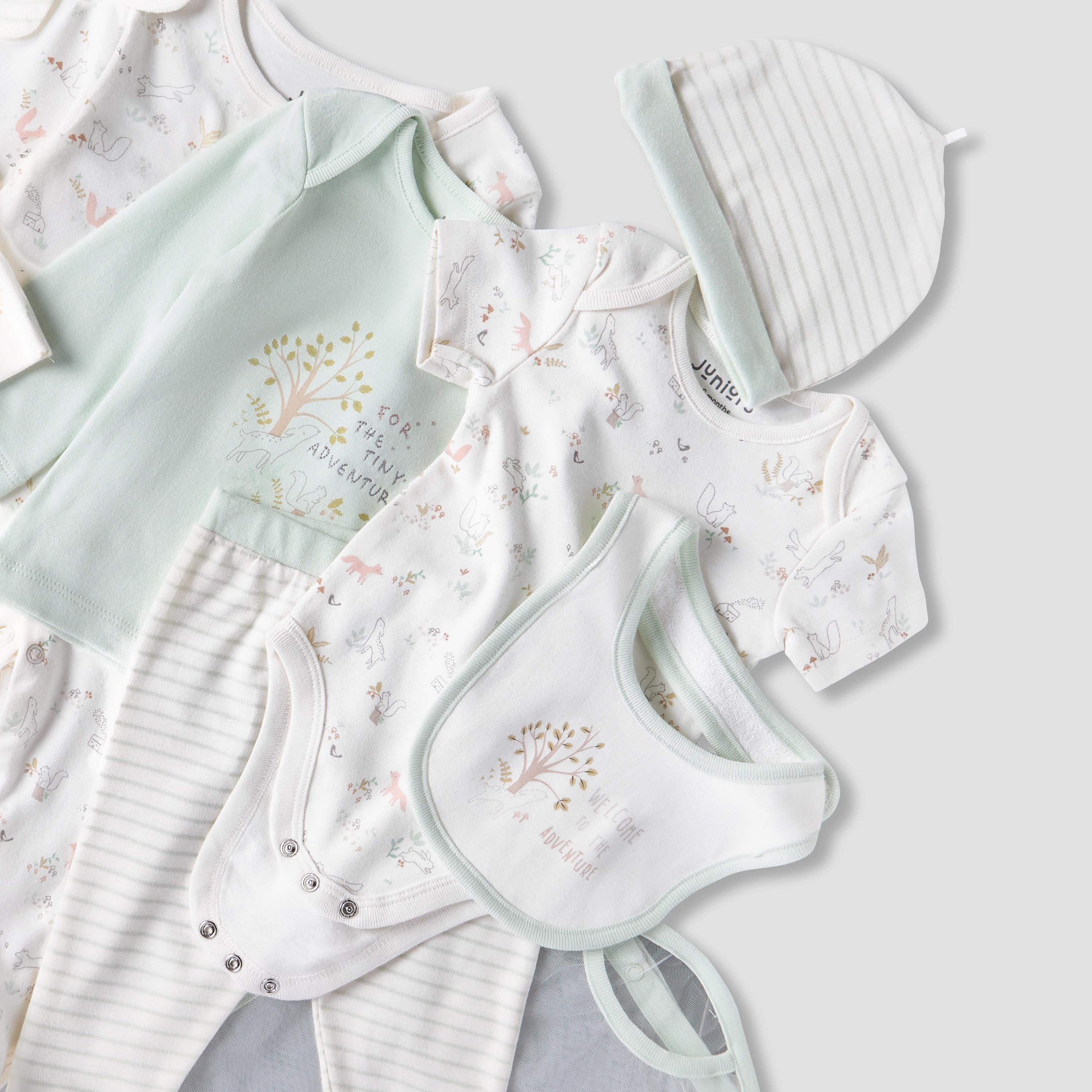 Set of 9 Juniors Clothing Gift Set with Assorted Prints