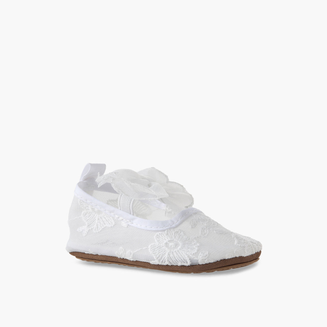 Giggles Booties with Elasticated Strap, Embroidered