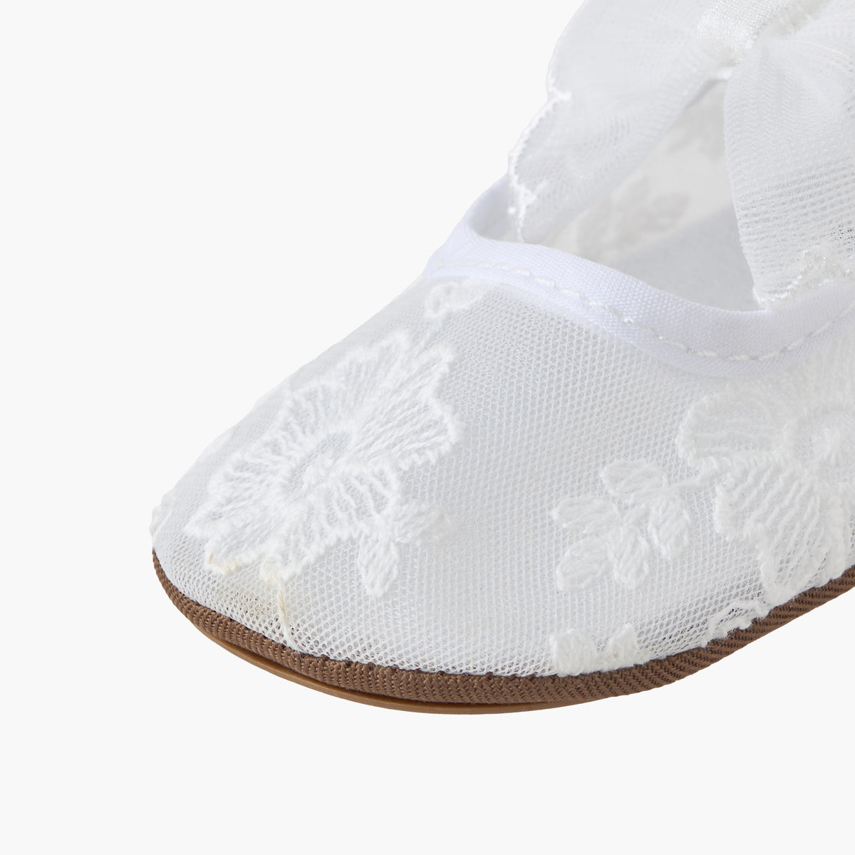 Giggles Booties with Elasticated Strap, Embroidered
