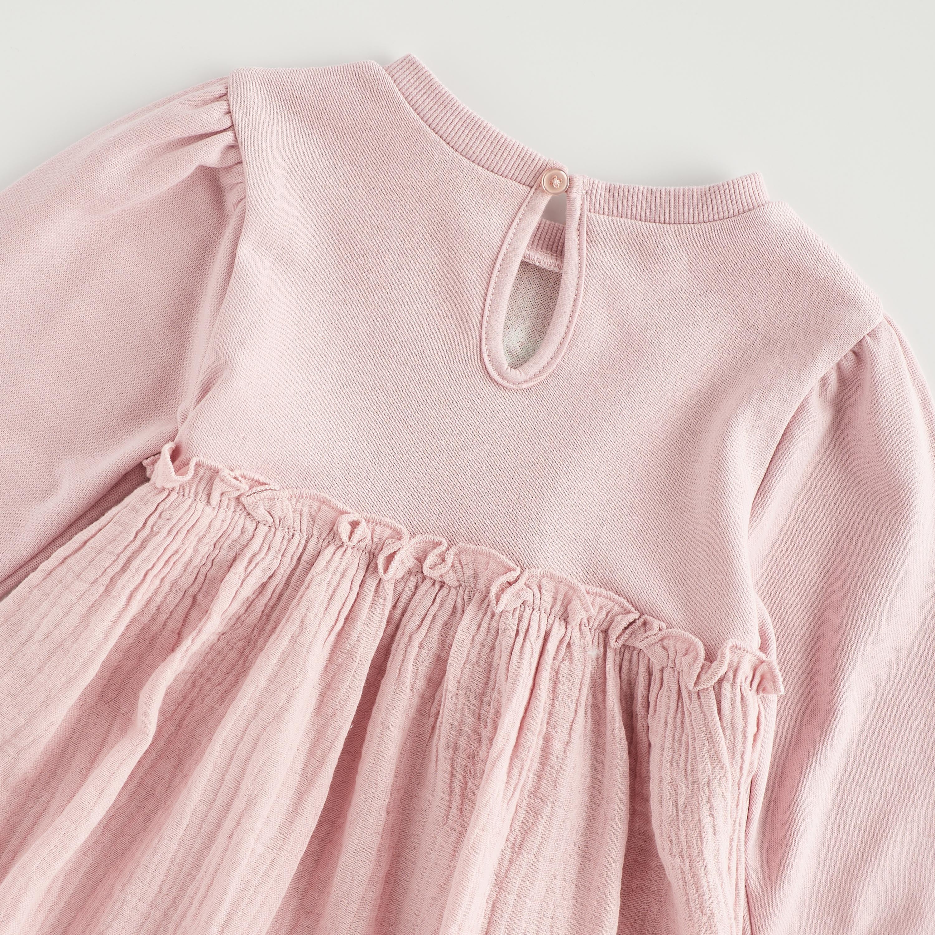 All-Over Floral Embroidered Dress