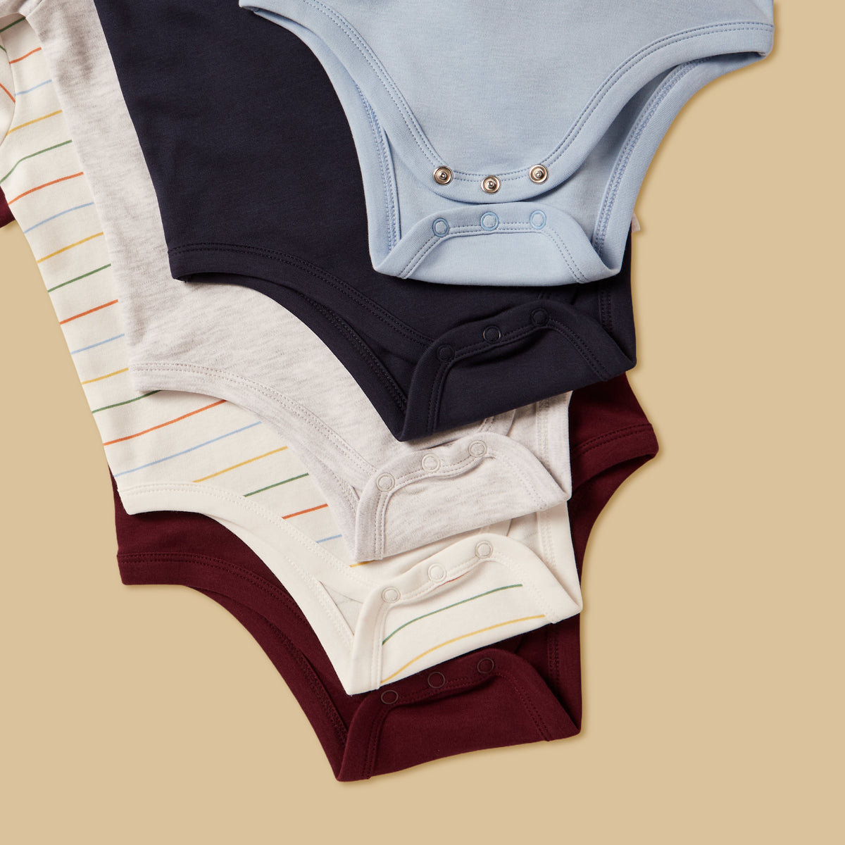 Pack of 5 - Assorted Cotton Bodysuit