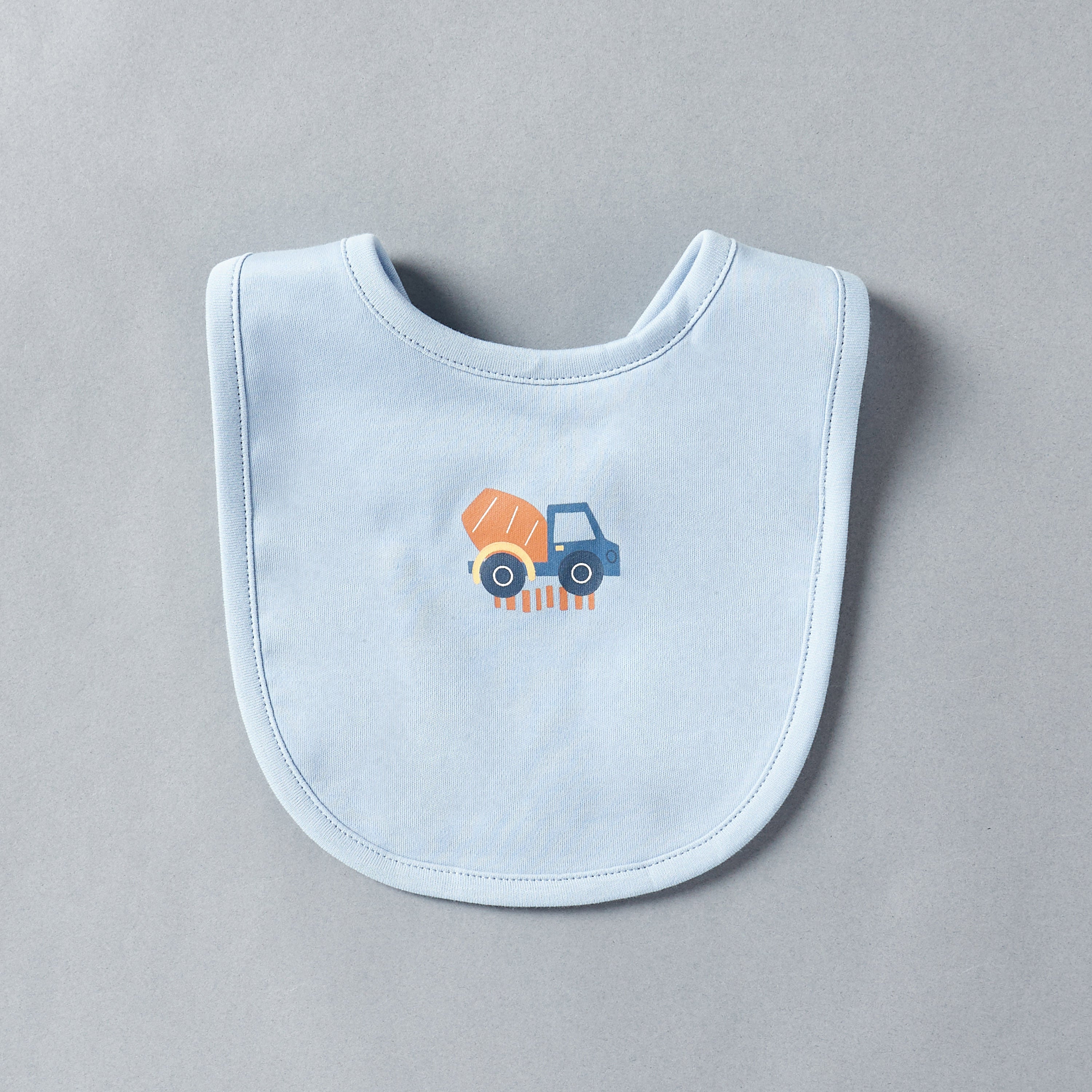 Pack of 2 - Vehicle Print Cotton Bib
