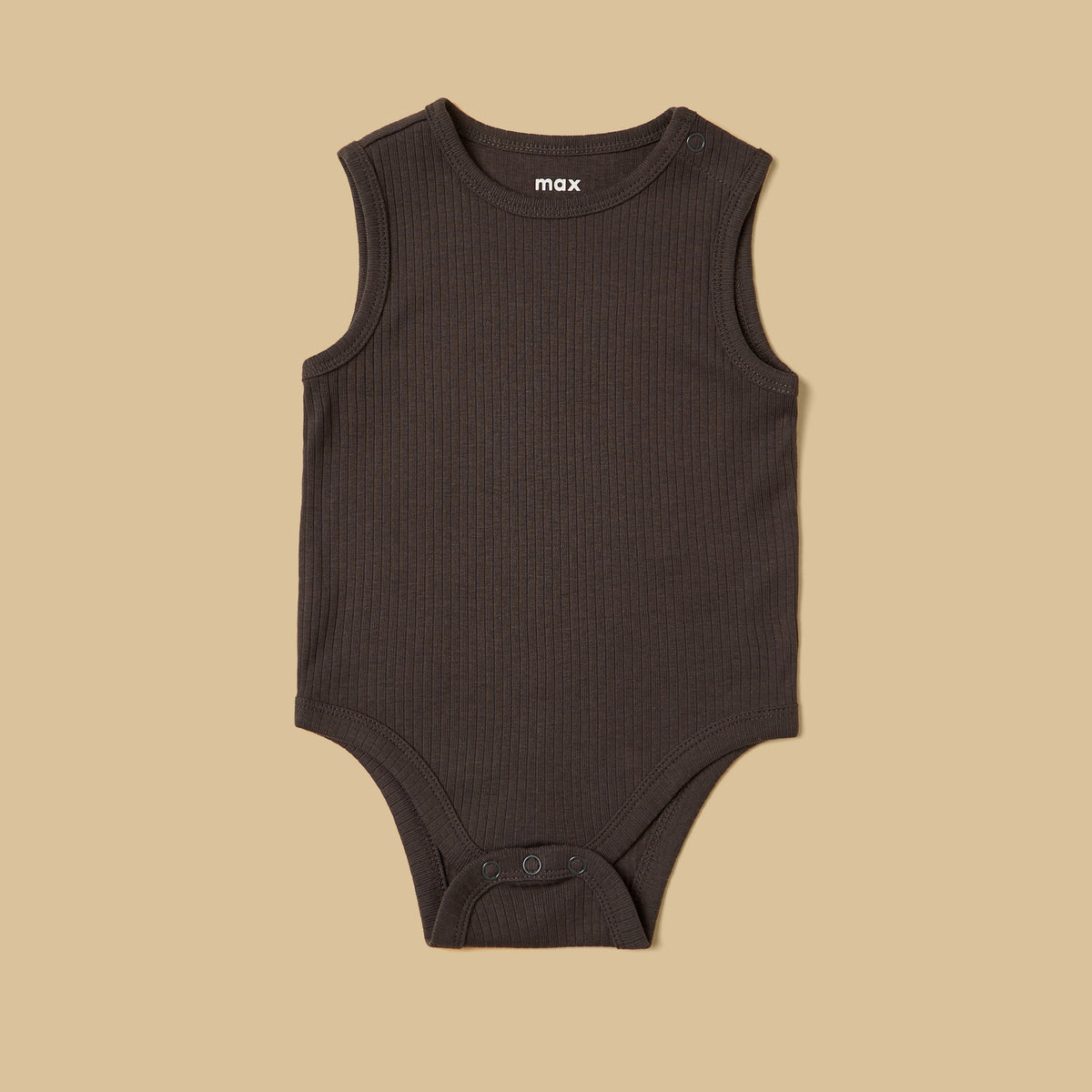Pack of 3 - Ribbed Sleeveless Bodysuit