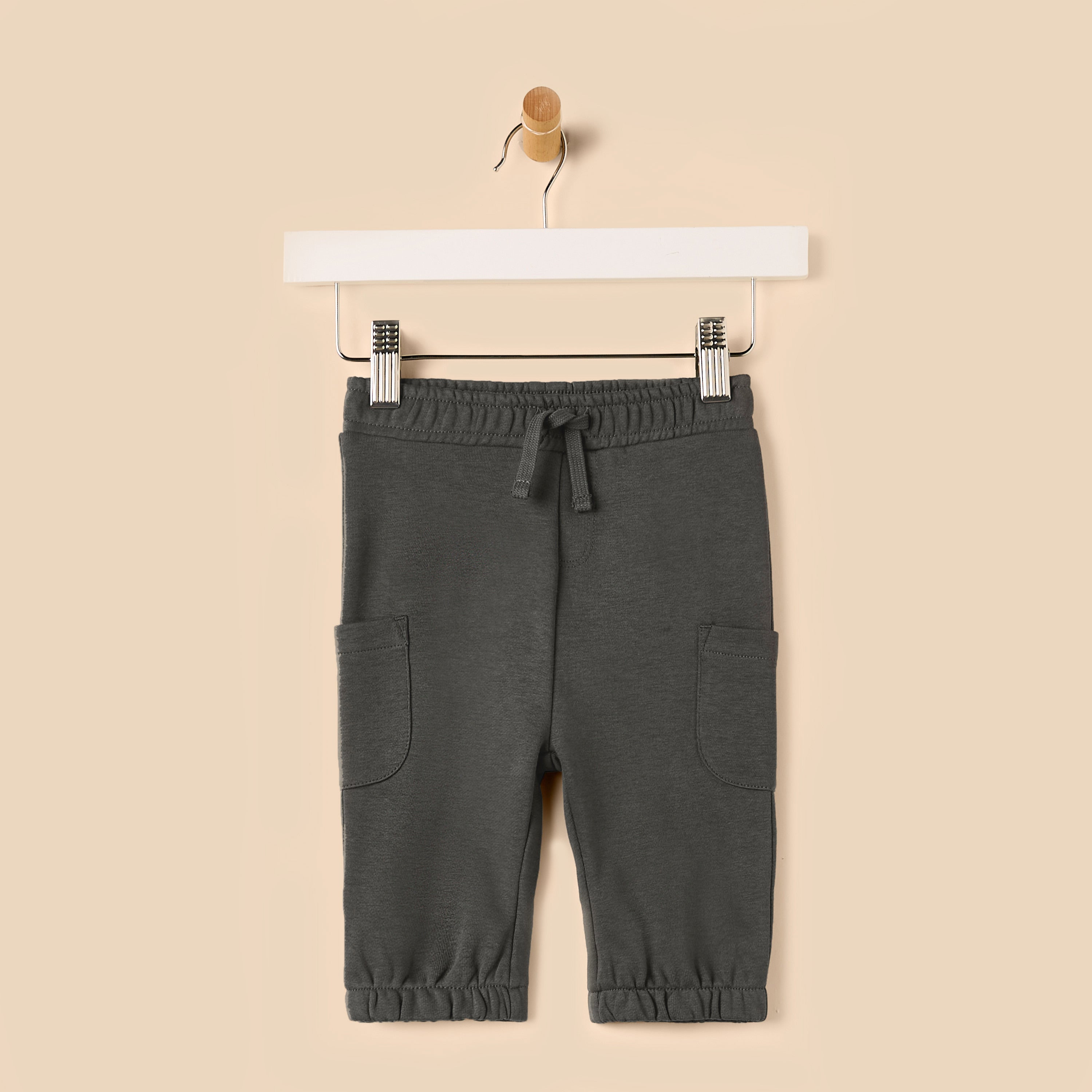 Plain Cargo Joggers - Blue / 12-18 mths