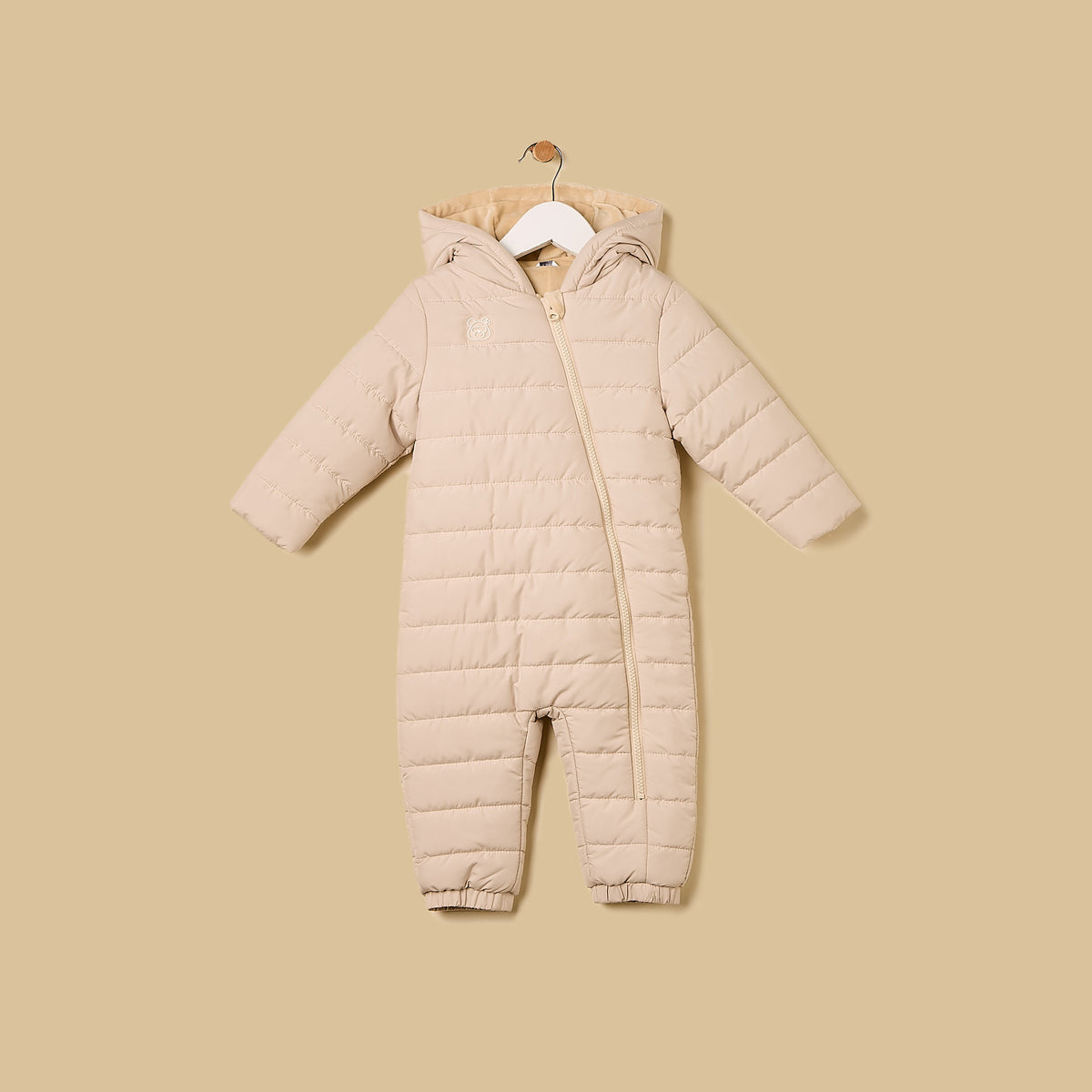 Quilted Hooded Pramsuit