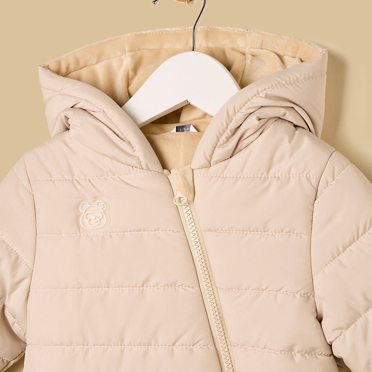 Quilted Hooded Pramsuit
