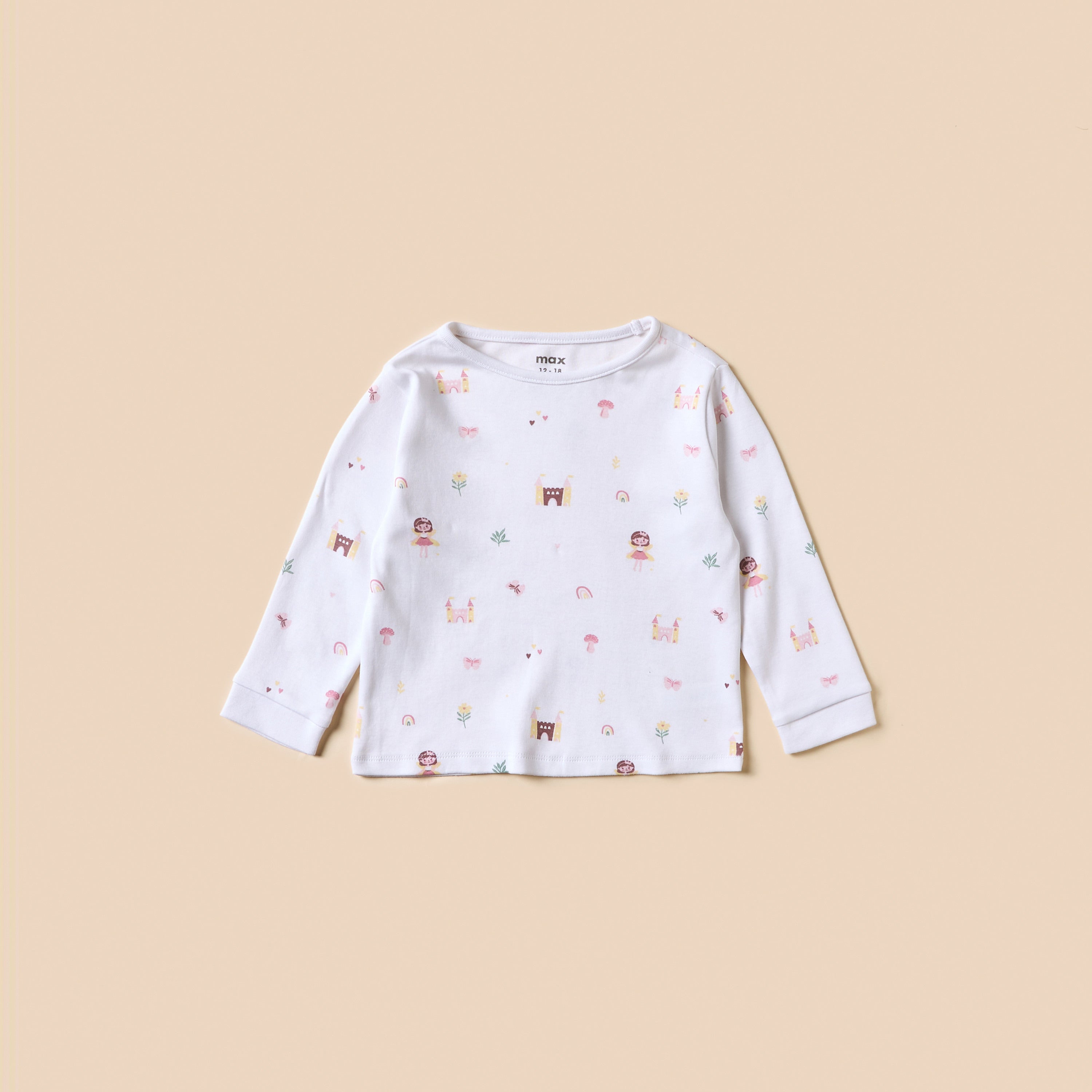 Pack of 2 - Fairy Print T-shirt and Pyjamas Set